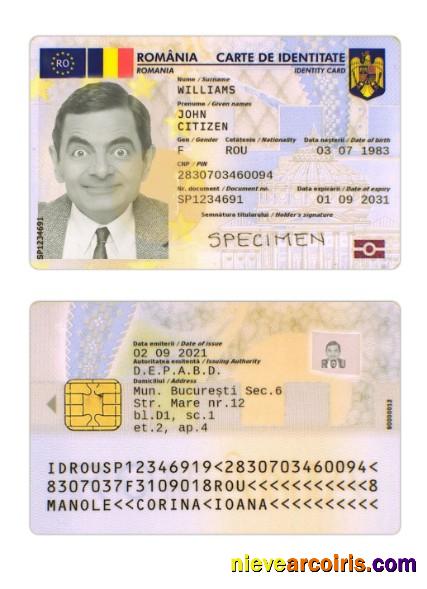 Romania ID card 2019-present